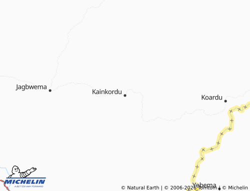 MICHELIN-Landkarte Kainkordu - ViaMichelin