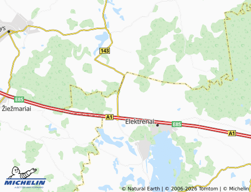 Mappa MICHELIN Gilučiai - ViaMichelin