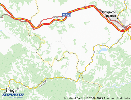 Mapa MICHELIN Čivčije - ViaMichelin