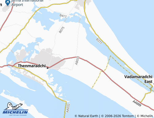 Mapa MICHELIN Kodikamam Centre - ViaMichelin