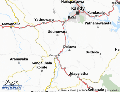 Mappa MICHELIN Lunugama - ViaMichelin
