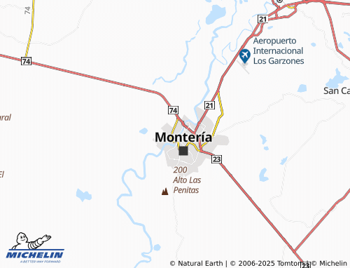 MICHELIN Las Viñas map - ViaMichelin