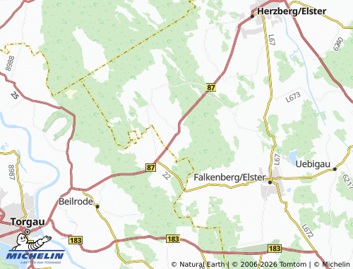 MICHELIN Löhsten map - ViaMichelin