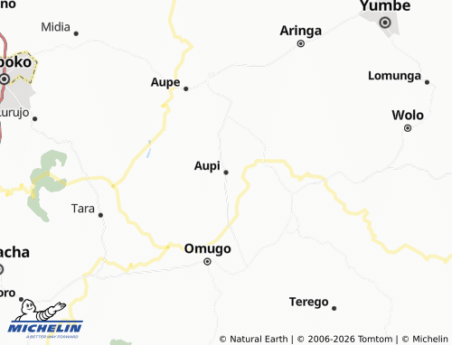 MICHELIN Aupi map - ViaMichelin