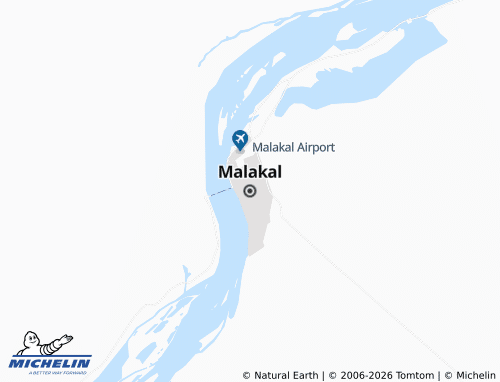 Carte MICHELIN Malakal - ViaMichelin