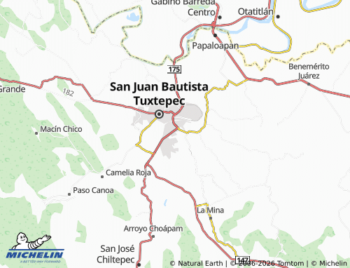 MICHELIN El Trópico map - ViaMichelin