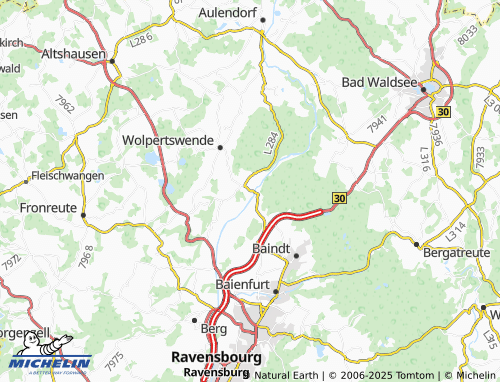 Mapa MICHELIN Mochenwangen - ViaMichelin