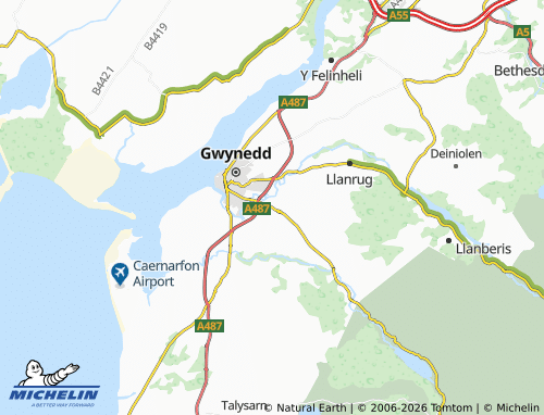 Mappa MICHELIN Caeathro - ViaMichelin