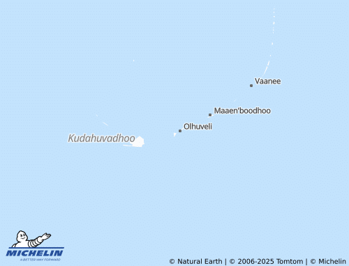 MICHELIN En'boodhoofushi map - ViaMichelin
