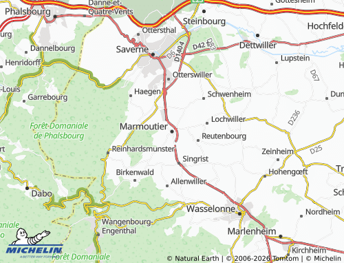 Mapa MICHELIN Marmoutier - ViaMichelin
