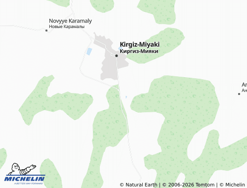 MICHELIN-Landkarte Rodnikovka - ViaMichelin
