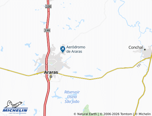 Mapa MICHELIN Parque Tiradentes - ViaMichelin