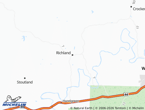 Mapa MICHELIN Richland - ViaMichelin