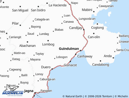 Mapa MICHELIN Tabunok - ViaMichelin