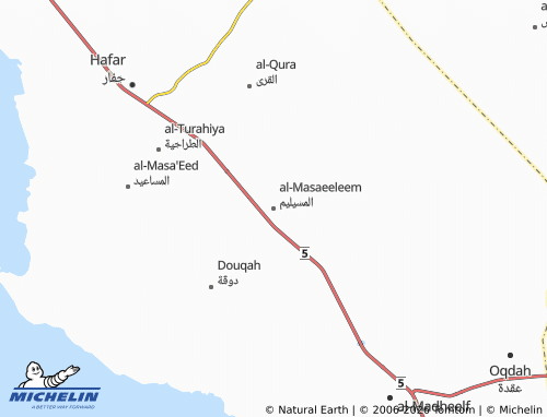 Carte MICHELIN al-Masaeeleem - ViaMichelin