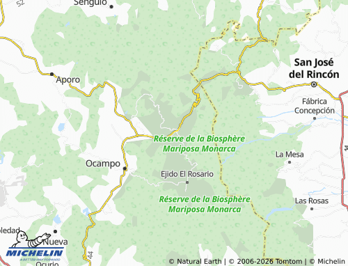 Mapa MICHELIN El Rescate - ViaMichelin