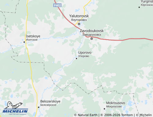MICHELIN-Landkarte Uporowski Rajon - ViaMichelin