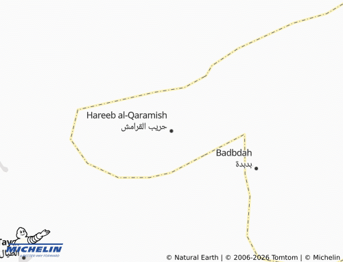 Mappa MICHELIN Hareeb al-Qaramish - ViaMichelin