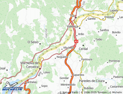 Mappa MICHELIN Chamosinhos - ViaMichelin