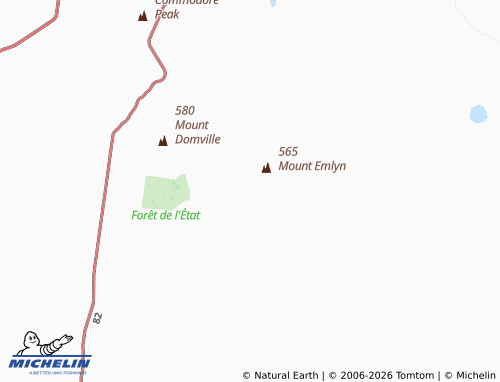 Mapa MICHELIN Mount Emlyn - ViaMichelin