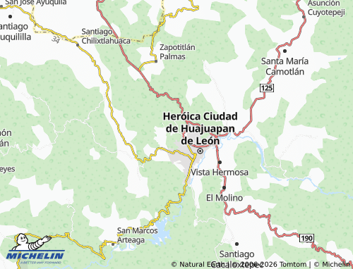 MICHELIN Reforma Agraria map - ViaMichelin