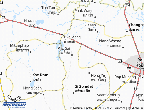 MICHELIN Pho Sai map - ViaMichelin