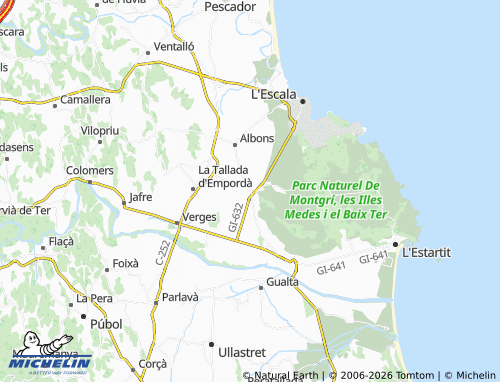 Carte MICHELIN Bellcaire d'Empordà - ViaMichelin