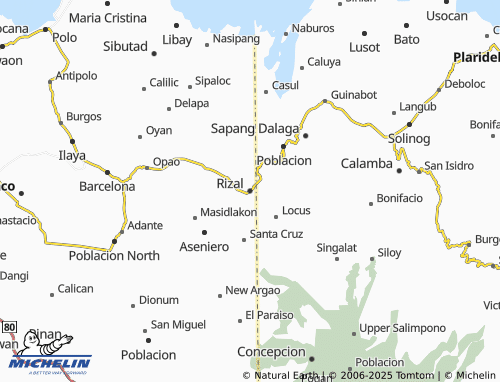 MICHELIN Rizal map - ViaMichelin