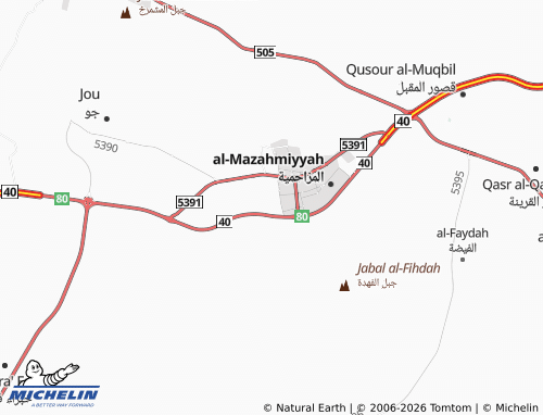 MICHELIN-Landkarte al-Reef - ViaMichelin