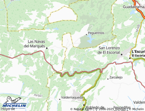 MICHELIN Navalespino map - ViaMichelin