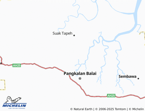MICHELIN Rimba Terap map - ViaMichelin