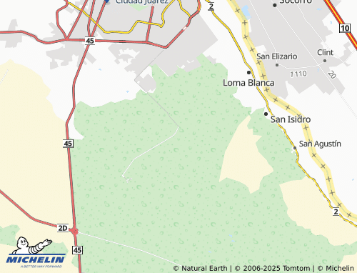 MICHELIN Jardines de Roma III map - ViaMichelin