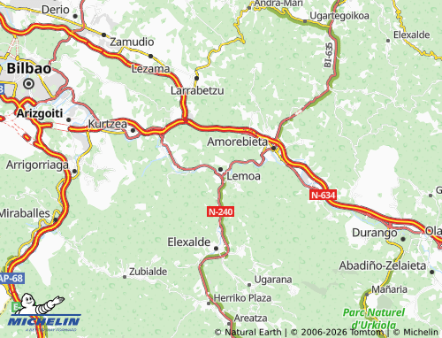 MICHELIN Lemoa map - ViaMichelin