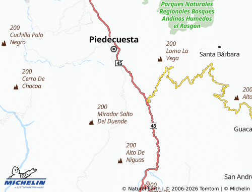MICHELIN El Jazmín map - ViaMichelin