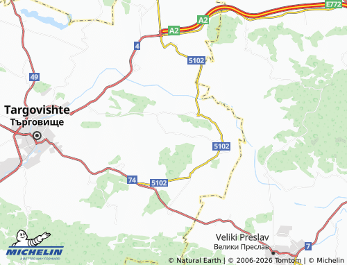 Mapa MICHELIN Osen - ViaMichelin