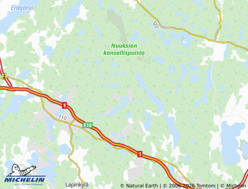 Mappa MICHELIN Siikajärvi - ViaMichelin