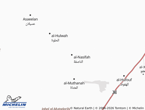 Carte MICHELIN al-Bada'ie - ViaMichelin