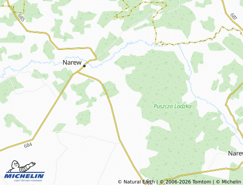 Mapa MICHELIN Waśki - ViaMichelin
