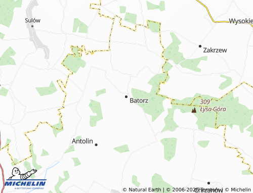 Carte MICHELIN Batorz - ViaMichelin