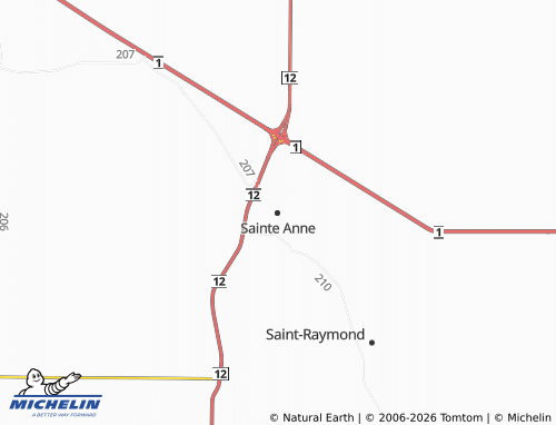 Mapa MICHELIN Sainte Anne - ViaMichelin