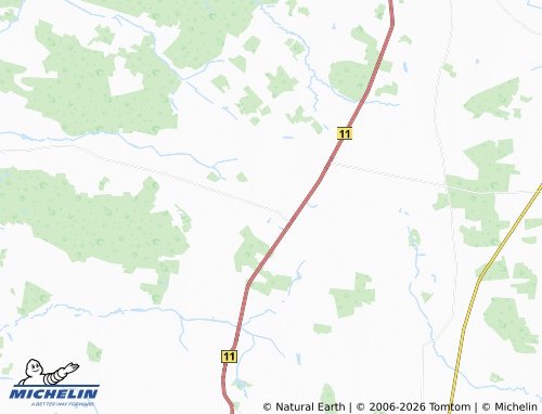 MICHELIN Grønbjerg map - ViaMichelin
