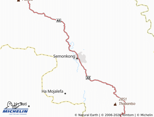 MICHELIN-Landkarte Semonkong - ViaMichelin