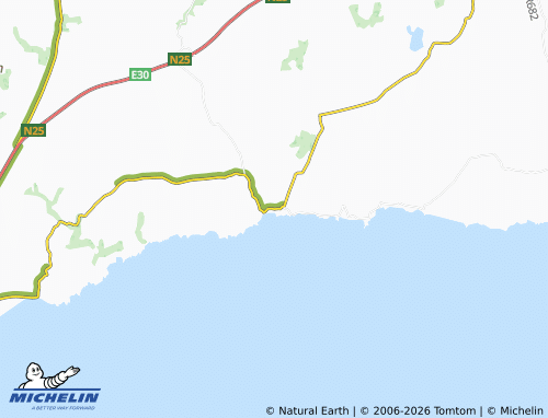 Kaart MICHELIN Bunmahon - ViaMichelin