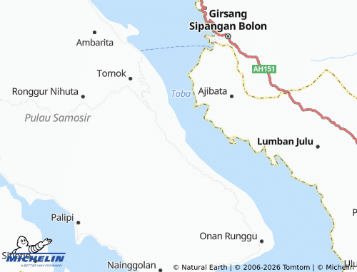 MICHELIN Parbalohan map - ViaMichelin