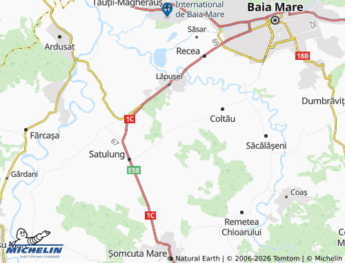 Mappa MICHELIN Arieșu De Pădure - ViaMichelin