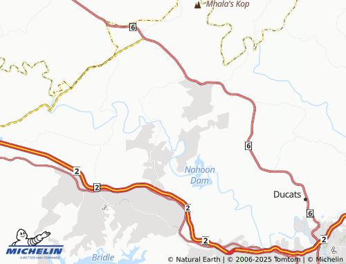 MICHELIN Khwetyana map - ViaMichelin