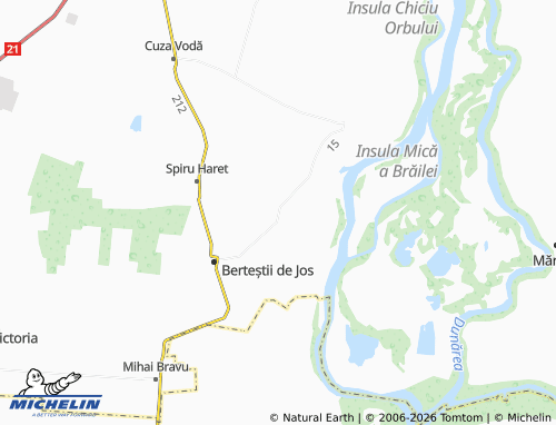 MICHELIN Polizești map - ViaMichelin