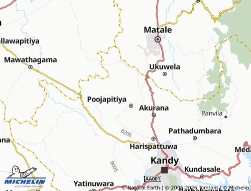 Mappa MICHELIN Dolapihilla South - ViaMichelin