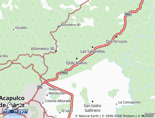 Mappa MICHELIN El Ejido Nuevo - ViaMichelin