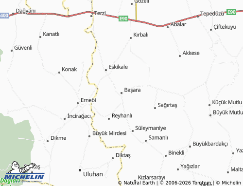 MICHELIN Başara map - ViaMichelin